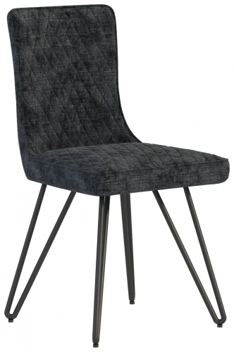 Telford Industrial Quilted Dining Chair