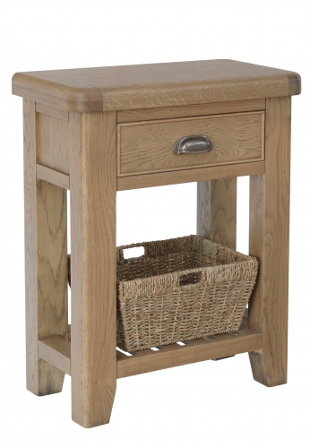 Milby Oak 1 Drawer Console Table