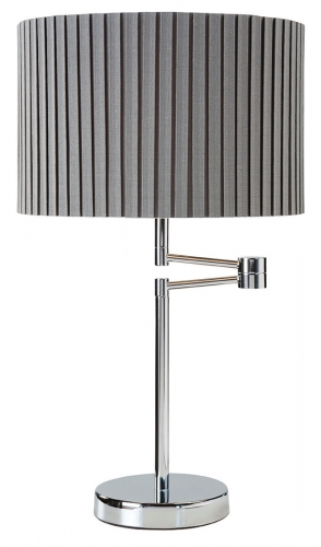 Fenella Table Lamp Chrome Grey