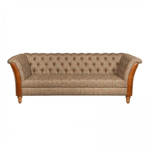 Heritage Lewis Buttoned 3 Seat Sofa - GKT