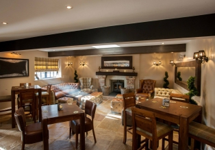 The bar area