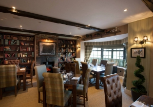 The bar area