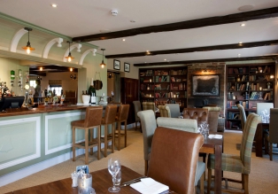 The bar area