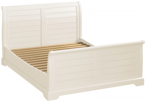 Ascot White 6'0 Super King Size Sleigh Bed