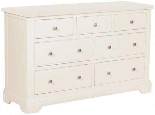 Ascot White 7 Drawer Chest