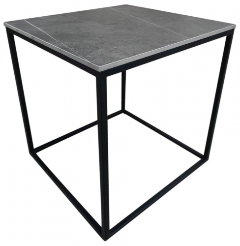 Brimstone Dark Occasional Square Lamp Table