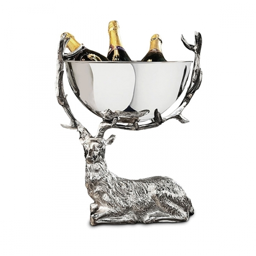 Small Resting Stag Punch Bowl/Wine Cooler