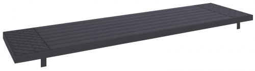 Hamden Industrial 140 Bench Seat Pad - Grey