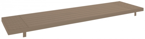 Hamden Industrial 140 Bench Seat Pad - Taupe