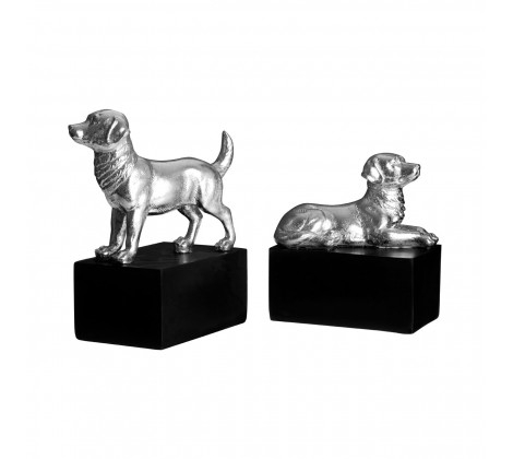 Set of 2 Dog Bookends