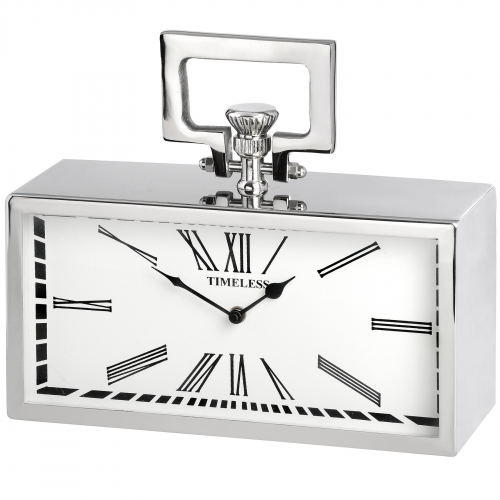 Silver Pocket Watch Clock