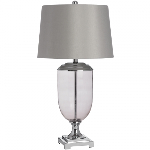 Hermes Glass Metal Table Lamp