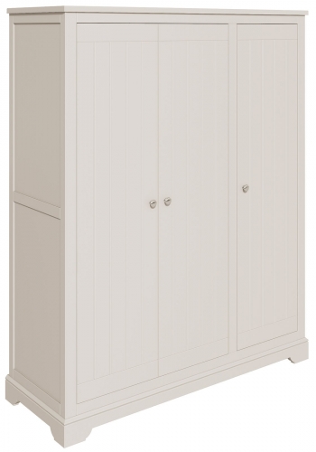 Ascot Grey Full Hanging Triple Wardrobe 