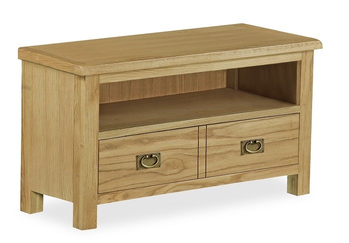 Somerset Waxed Oak Small TV Unit