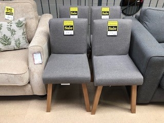 images Grey Dining Chairs Wooden Legs harrington dining chair grey with oak