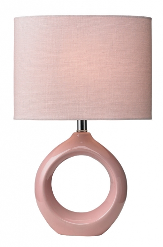 Isla Table Lamp Blush Pink