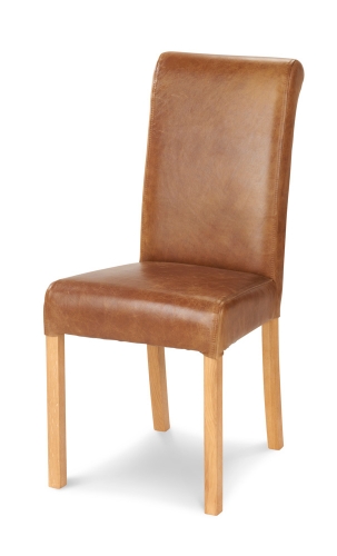 Heritage Rollback Dining Chair - Full Leather FT