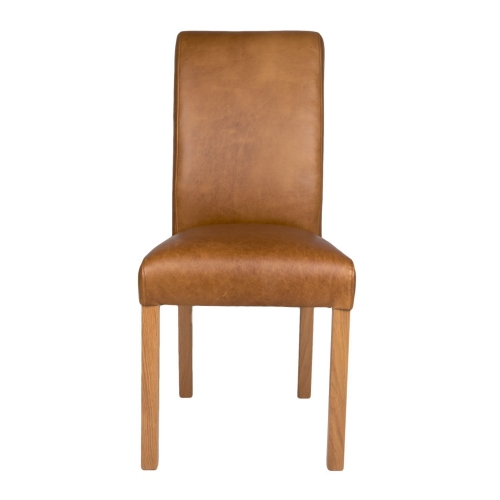 Heritage Rollback Dining Chair - Gamekeeper & Leather FT