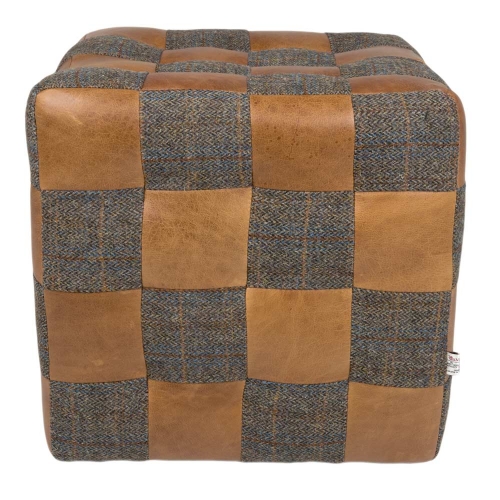 Heritage Patchwork Footstool - Uist Night FT