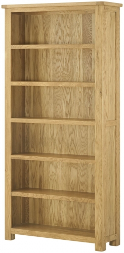Brompton Oak Large Bookcase