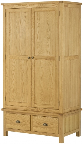 Brompton Oak Gents Wardrobe