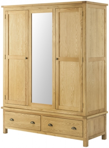 Brompton Oak Triple Wardrobe