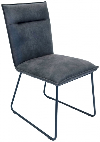 Manhattan Industrial Fabric Dining Chair 