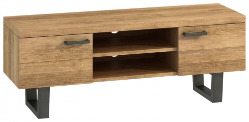 Telford Industrial Oak TV Unit