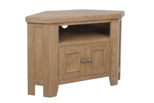 Milby Oak Corner Tv Unit