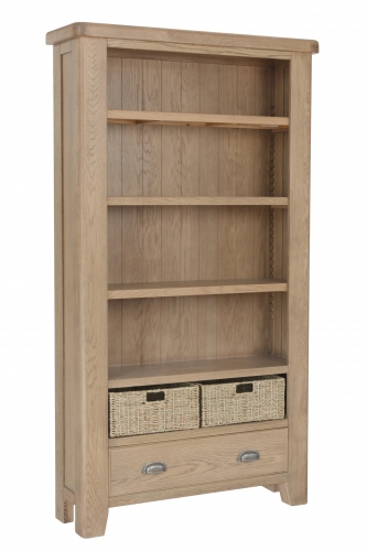 Milby Oak Large Bookcase
