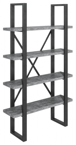 Telford Industrial Oak Shelf Unit, Telford Industrial Ladder Bookcase