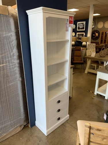 Ripley Painted Bookcase with Drawers