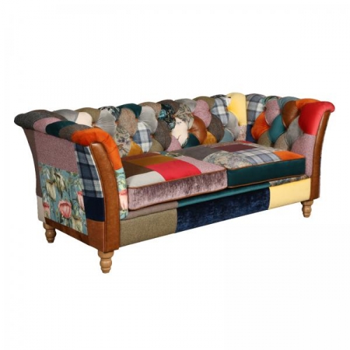 Heritage Patchwork Lewis 3 Seater