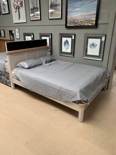 Leyburn Grey Painted 5'0 King Size Bed