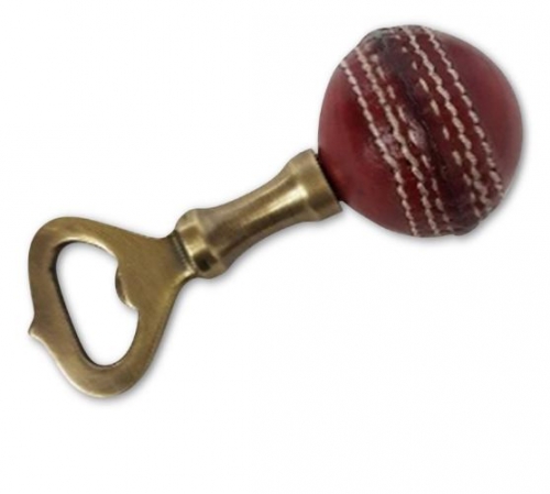 Cricket Ball Bottle Opener