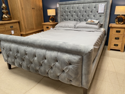 Georgie Fabric 5'0 King Size Bed