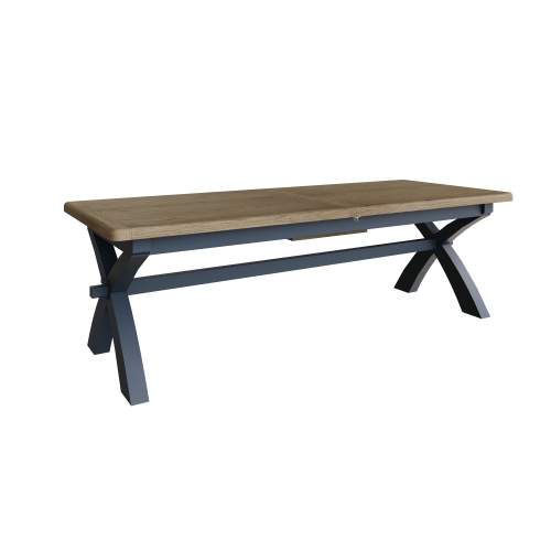 Milby Painted 2.5m Cross Legged Dining Table