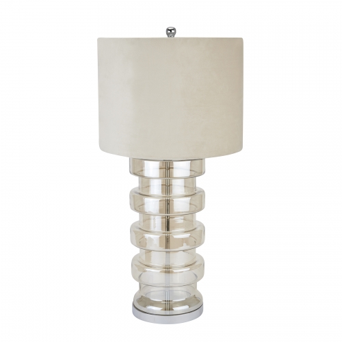 Adonis Metallic Glass Lamp