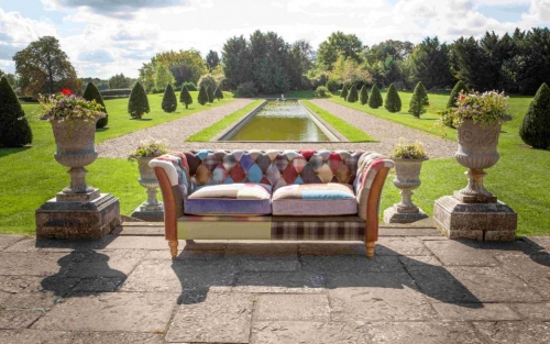 Heritage Patchwork Lewis  2 Seat Sofa