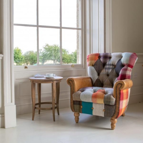 Heritage Patchwork Wing Chair