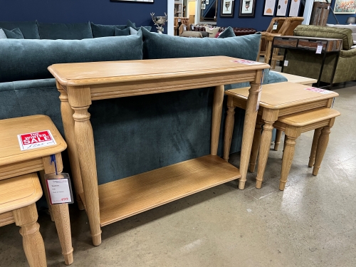 Toulouse Oak Console Table