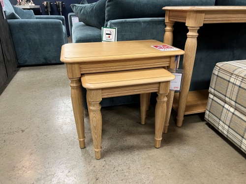 Toulouse Oak Nest of Tables