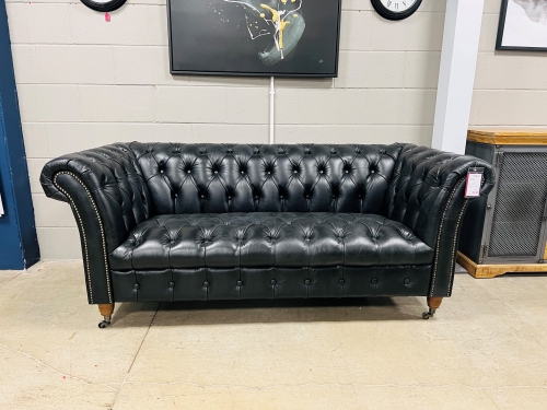 Heritage Jura 2 Seater - Black Leather