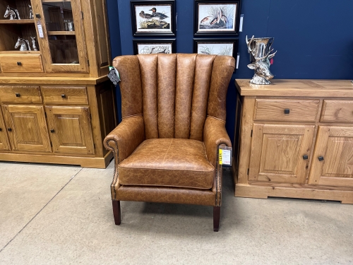 Heritage Kennedy Armchair - Brown Leather