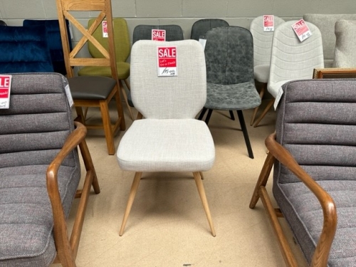 Stockholm Low Back Dining Chair - Ivory