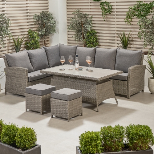 Amalfi Rattan Corner Group 