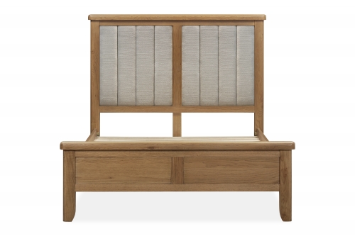 Milby Oak 4'6 Double Bed