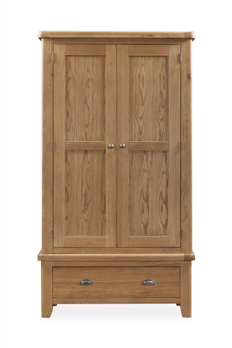 Milby Oak Double Wardrobe