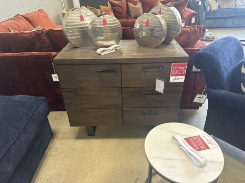 Ellerton Dark Oak 1 Door 3 Drawer Sideboard