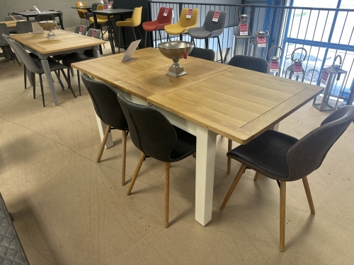 Brompton White Extending Table
